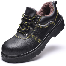 Winter Type PU upper artificial leather  antismash work  safety shoes